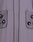 Classic Dubai Style Abaya Grey