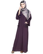 Classic Dubai Style Abaya Purple