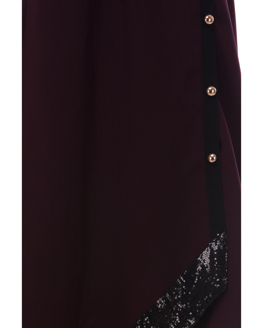 Button-down Abaya Purple