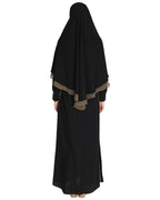 Abaya with Hijab Set Sage Green