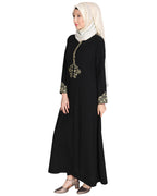 Persian Embroidered Abaya Black