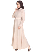 Shirt Style Maxi Dress Purple
