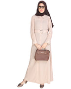 Shirt Style Maxi Dress Purple