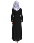 Shirt Style Maxi Dress Black