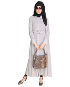 Shirt Style Maxi Dress Blue