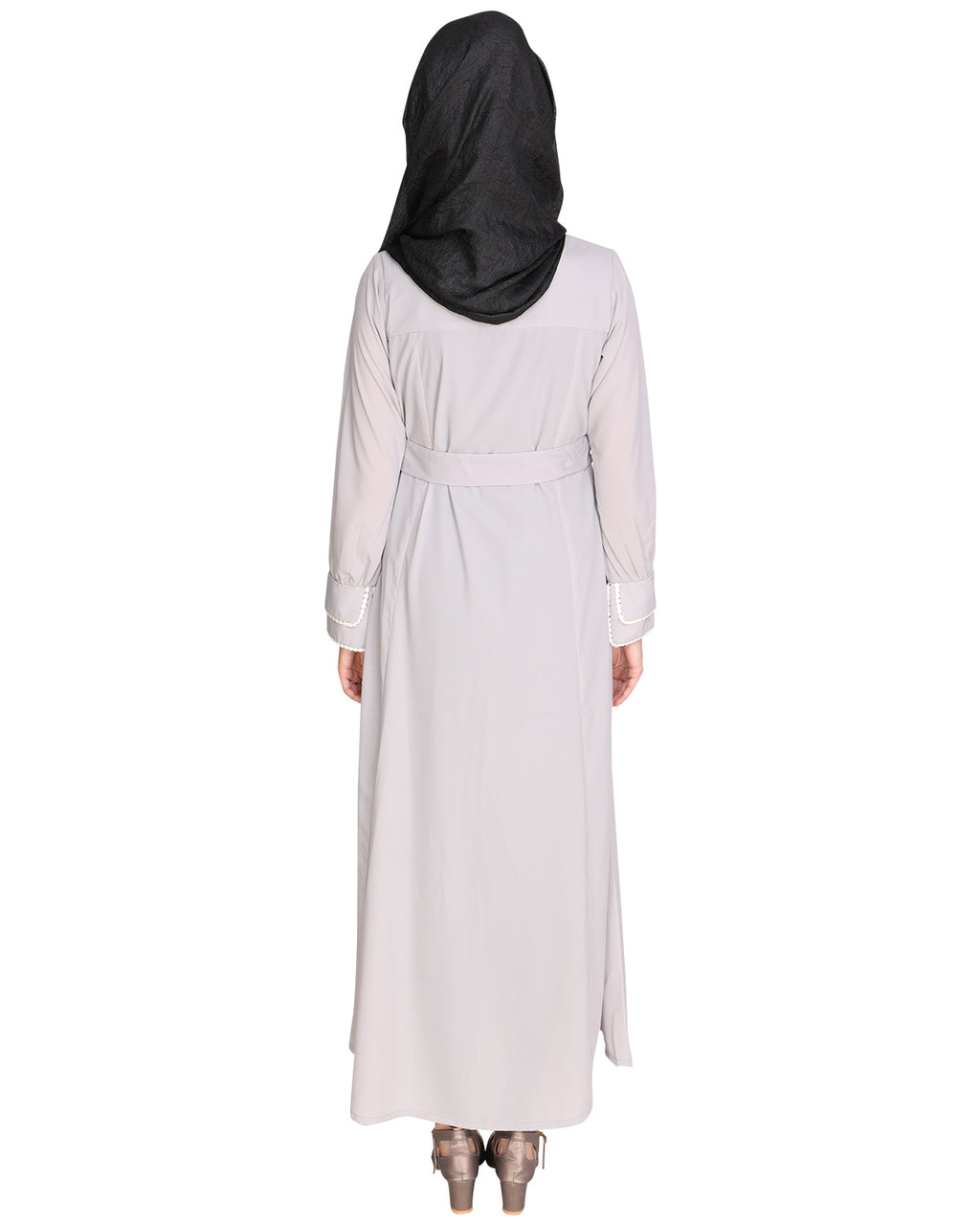 Shirt Style Maxi Dress Blue