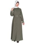 Shirt Style Maxi Dress Blue