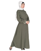 Shirt Style Maxi Dress Blue