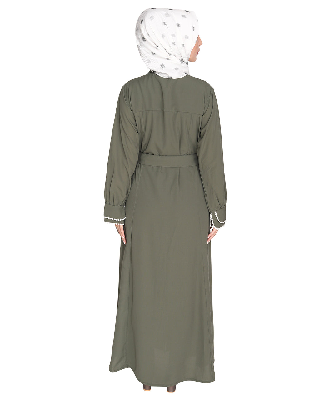 Shirt Style Maxi Dress Blue