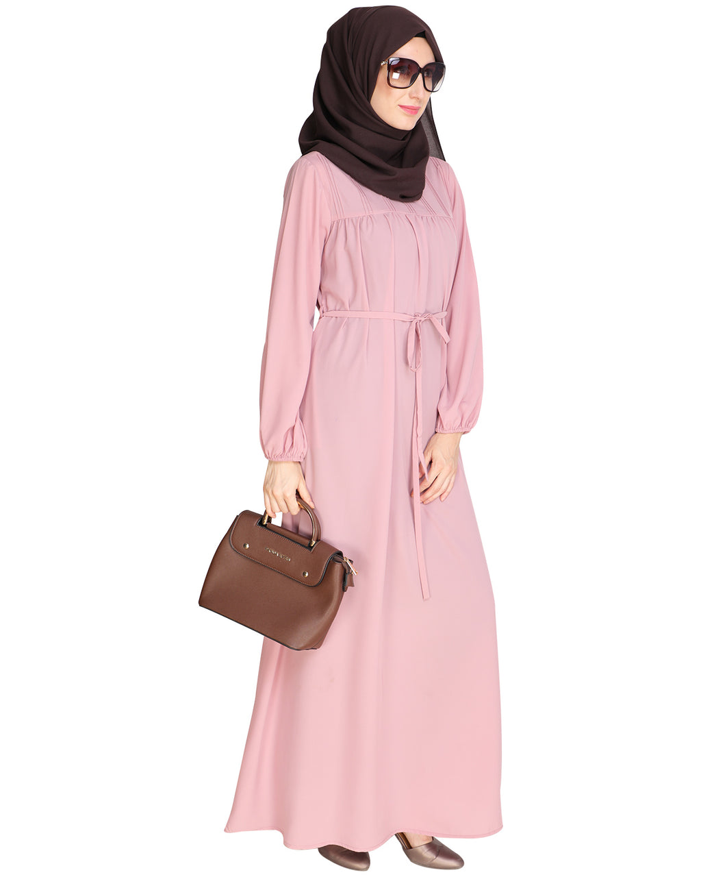 Symetric Maxi Dress Blush pink