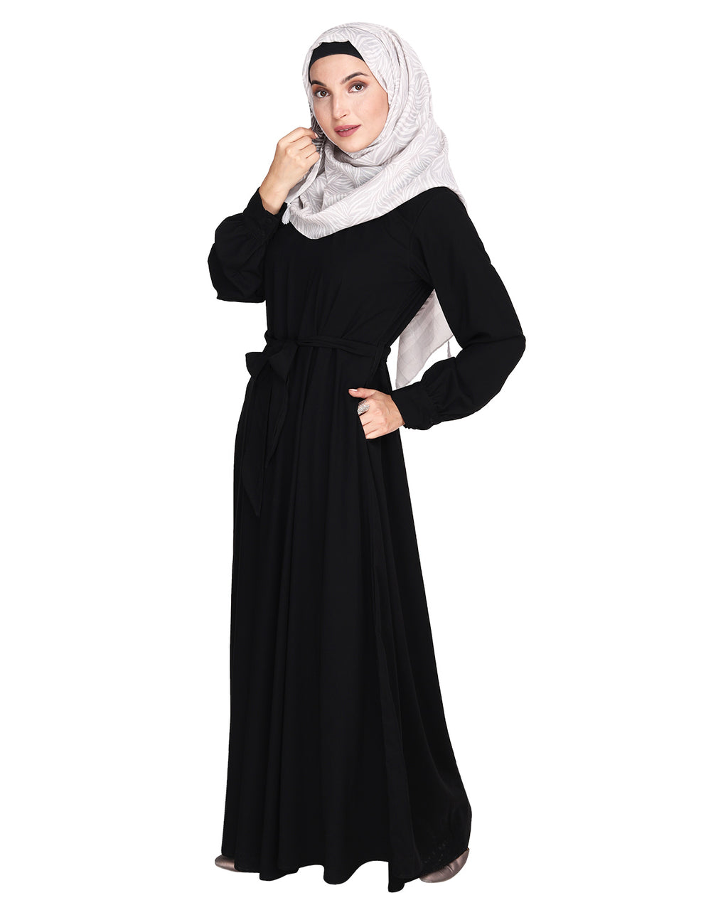 Gathered Neck Maxi Dress