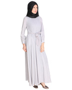 Gathered Neck Maxi Dress Green