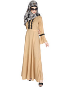 Fairy Frill Abaya Brown