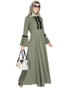 Fairy Frill Abaya Mint