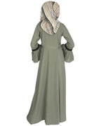 Fairy Frill Abaya Mint