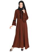 Fairy Frill Abaya Bottle Green
