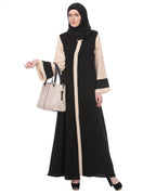 Bell-sleeved Abaya Black