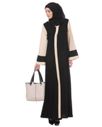 Bell-sleeved Abaya Black