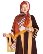 Contemporary Anchor Abaya Brown