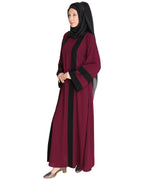 Contemporary Anchor Abaya Purple