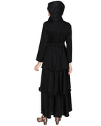 Layered Maxi Dress Black