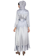 Overlap Maxi Dress Grey