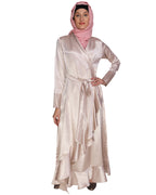 Overlap Maxi Dress Ivory