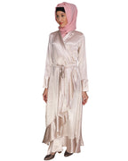 Overlap Maxi Dress Ivory