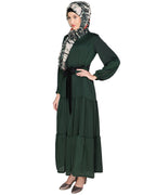 Tiered Maxi Dress Olive Green