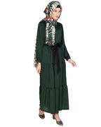 Tiered Maxi Dress Olive Green