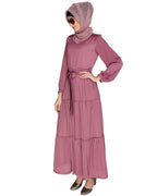 Tiered Maxi Dress Onion Pink
