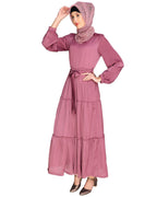 Tiered Maxi Dress Onion Pink