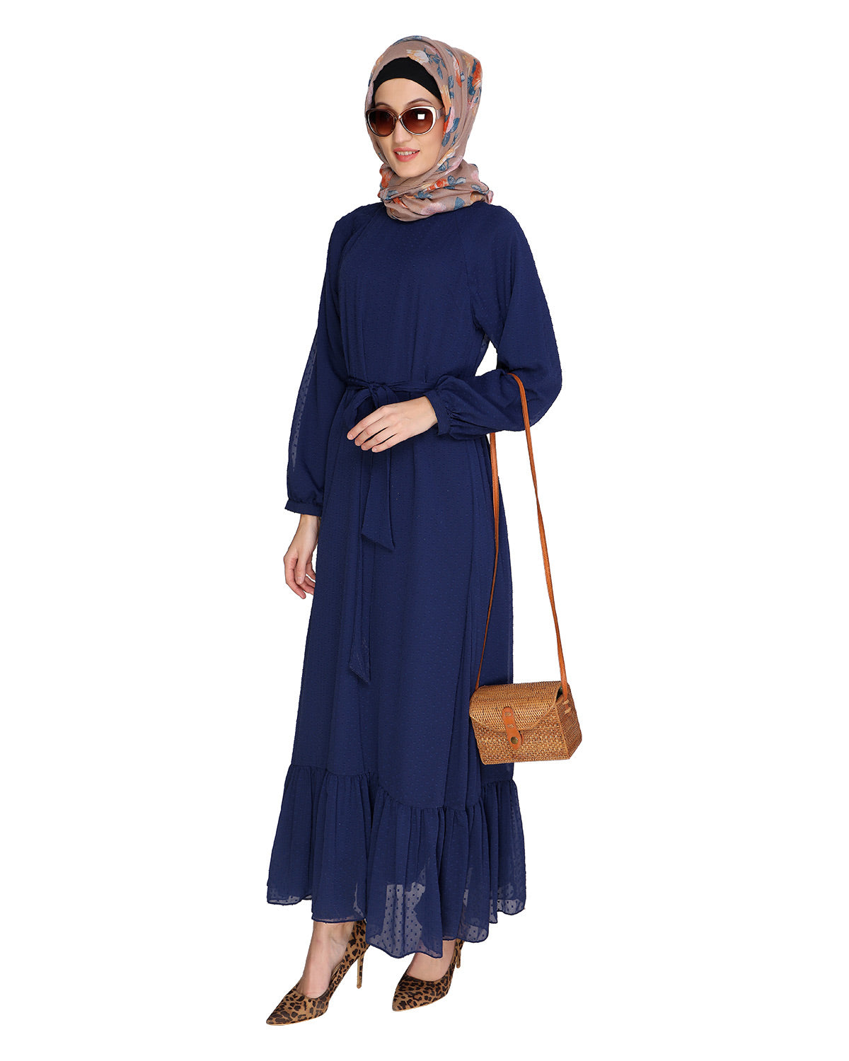 Bohemian Maxi Dress Blue