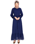 Bohemian Maxi Dress Blue