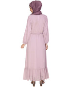 Bohemian Maxi Dress Lilac
