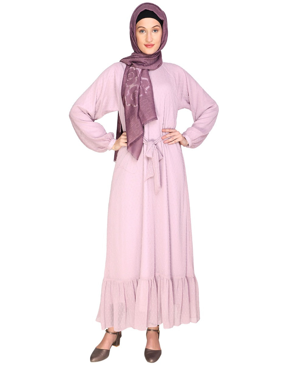 Bohemian Maxi Dress Lilac