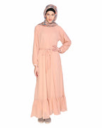 Bohemian Maxi Dress Peach