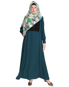 Wavetucks Yoke Abaya Green
