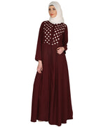 Hand Crafted Checkered Abaya