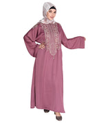 Royal Dubai Style Abayas Onion Pink