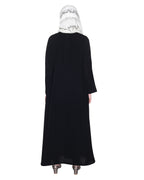 Sleek And Simple Abaya With Pintuck Detailing Black