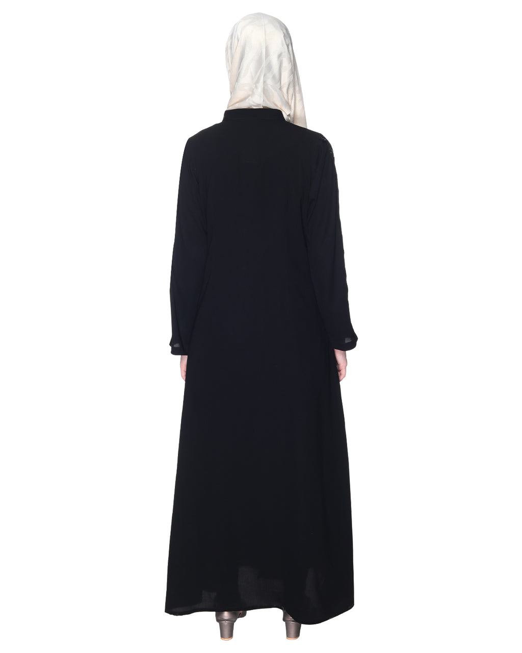 Glittering Loops Abaya Black