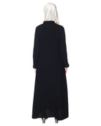 Glittering Loops Abaya Black