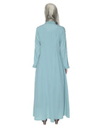 Glittering Loops Abaya Sage Green