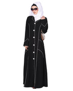 Smart formal professional's Abaya Black