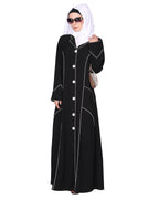 Smart formal professional's Abaya Black
