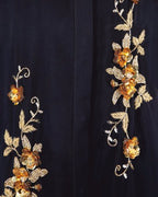 Beautiful Hand Embroidered Abaya Black