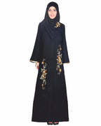 Beautiful Hand Embroidered Abaya Black