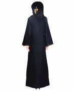 Beautiful Hand Embroidered Abaya Black