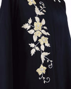 Beautiful Embroidered Abaya Black